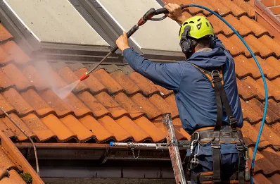 Démoussage et hydrofuge de toiture à Brûlain